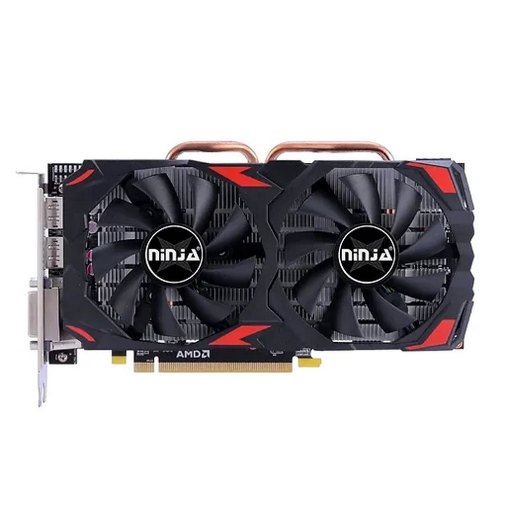 Видеокарта Ninja (Sinotex) RX580 8GB GDDR5 256bit 2xDP HDMI 2FAN RTL — изображение 4