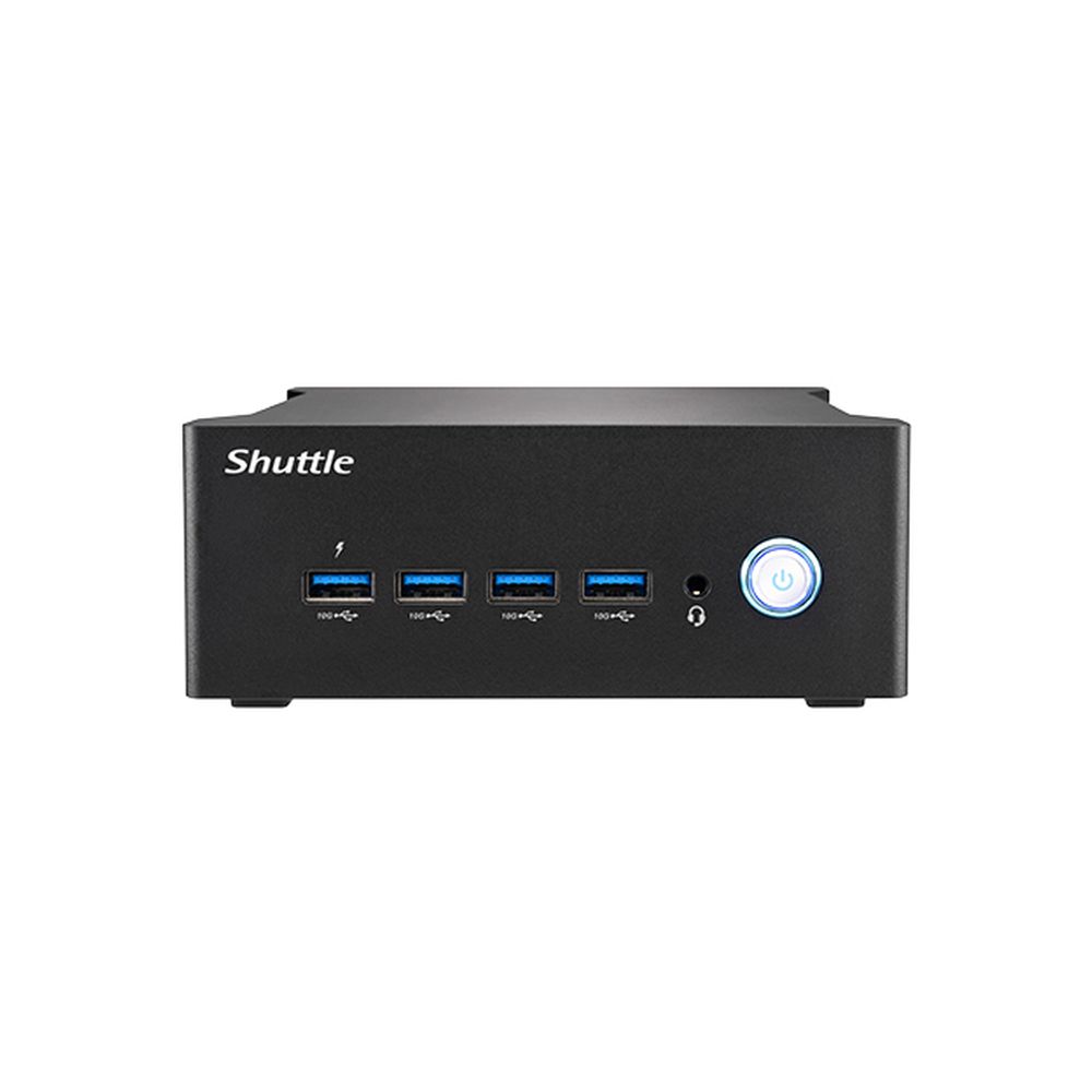 Мини ПК Shuttle NT10H, Intel Ultra5 125H, 2 x DDR5 SODIMM, no SSD, 120w PSU, VESA — изображение 2