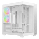 Корпус для ПК Ocypus  Delta C74 WH ARGB ATX / win / white / 2 ARGB fans / no PSU /Tempered Glass