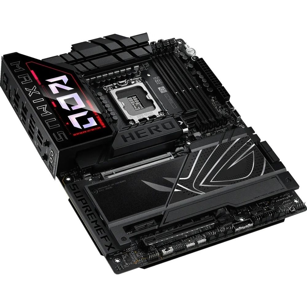 Материнская плата ASUS ROG MAXIMUS Z890 HERO LGA1851 ATX 4xDDR5 2xPCIEx16 PCIEx1 6xM.2 2xThunderbolt USB-C HDMI 2.5GLAN 5GLAN Wi-Fi 7 — изображение 7