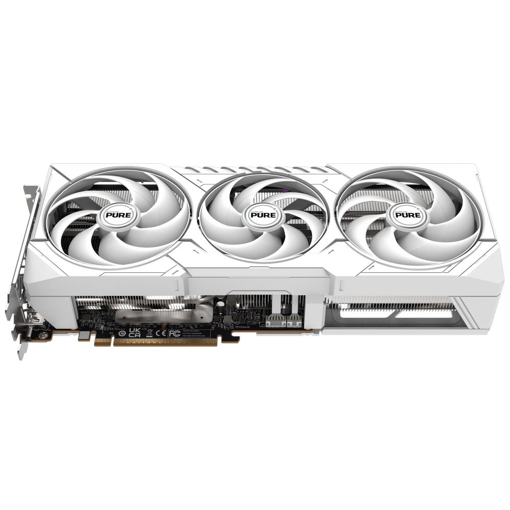 Видеокарта Sapphire RX9070XT PURE OC 16GB GDDR6 256bit 2xDP 2xHDMI 3FAN RTL — изображение 4