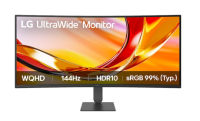Монитор LG 34" 34U620B-B 1800R, 21:9, VA, UWQHD, 1ms, 300cd, 144Hz, 2xHDMI, DP, HAS — изображение 2