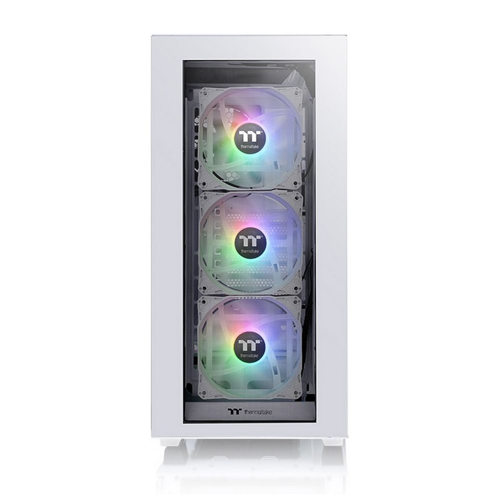 Корпус Thermaltake Divider 300 TG Snow ARGB CA-1S2-00M6WN-01 White/Win/SPCC/Tempered Glass*2/120mm Standard CA-1S2-00M6WN-01 Fan*1/120mm ARGB Fan*3 (527590) — изображение 6