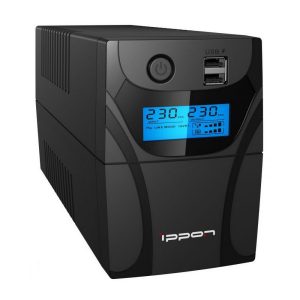 1005511 — Источник бесперебойного питания Ippon Back Power Pro II Euro 650 Line-interactive 360W/650VA {4} (803607)