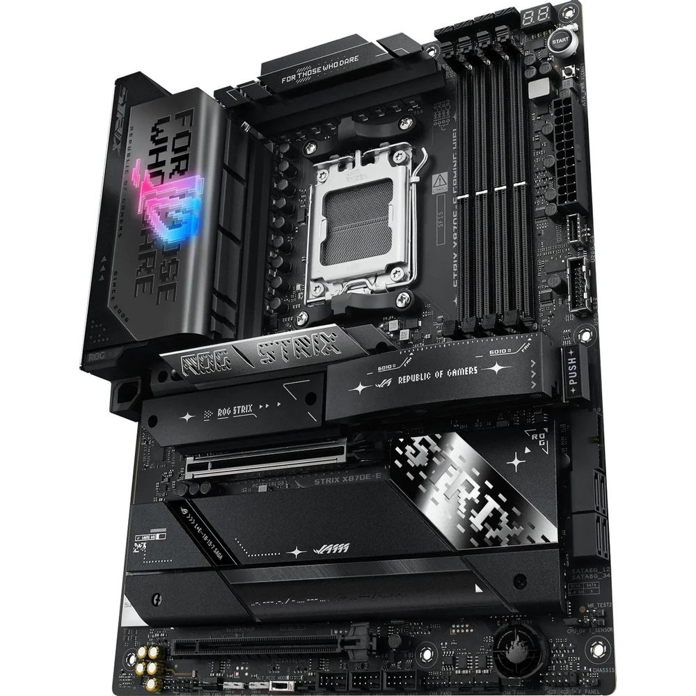 Материнская плата ASUS ROG STRIX X870E-E GAMING WIFI AM5 ATX 4xDDR5 2xPCIEx16 5xM.2 2xUSB-C HDMI 5GLAN Wi-Fi 7 — изображение 6
