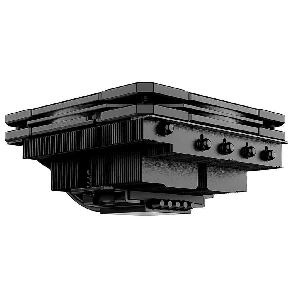 Вентилятор Cooler ID-Cooling IS-55 BLACK 125W/PWM/all Intel /AMD AM4, AM5/ Low profile/Screws — изображение 5