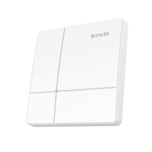 Точка доступа Wi-Fi Tenda i24 Двухдиапазонная гигабитная точка доступа AC1200,  2,4/5 ГГц, до 1167 Мбит/с, антенны 2x4дБи