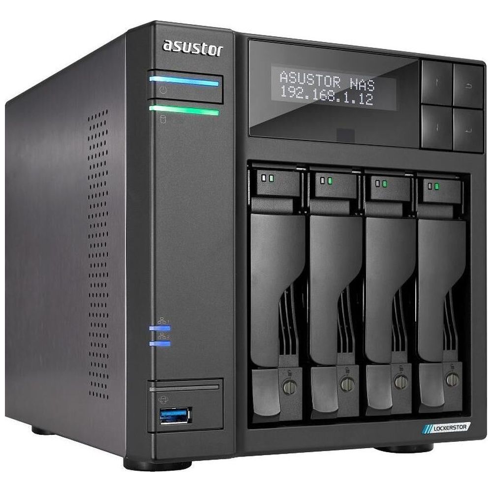 Платформа СХД ASUSTOR AS6704T V2 4 Bay 4xM.2 2x5GLAN 8GB (Max.16GB) DDR4 3xUSB HDMI