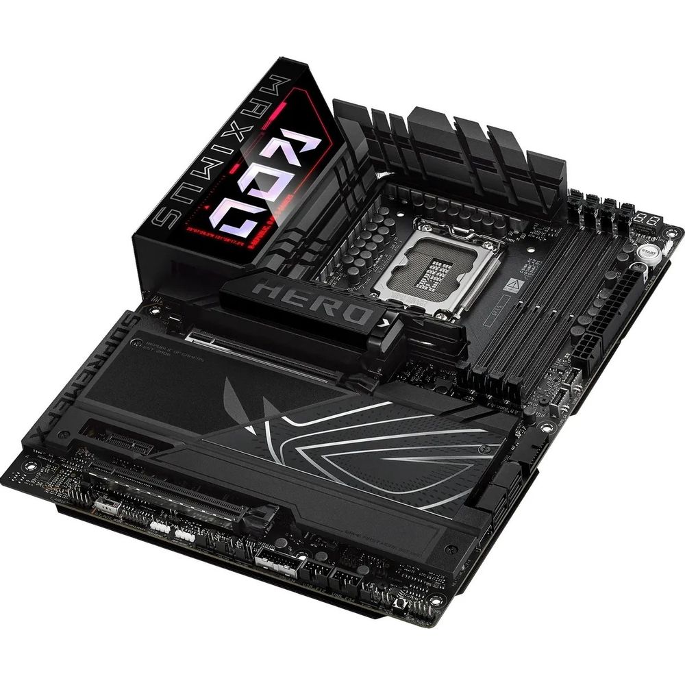 Материнская плата ASUS ROG MAXIMUS Z890 HERO LGA1851 ATX 4xDDR5 2xPCIEx16 PCIEx1 6xM.2 2xThunderbolt USB-C HDMI 2.5GLAN 5GLAN Wi-Fi 7 — изображение 8