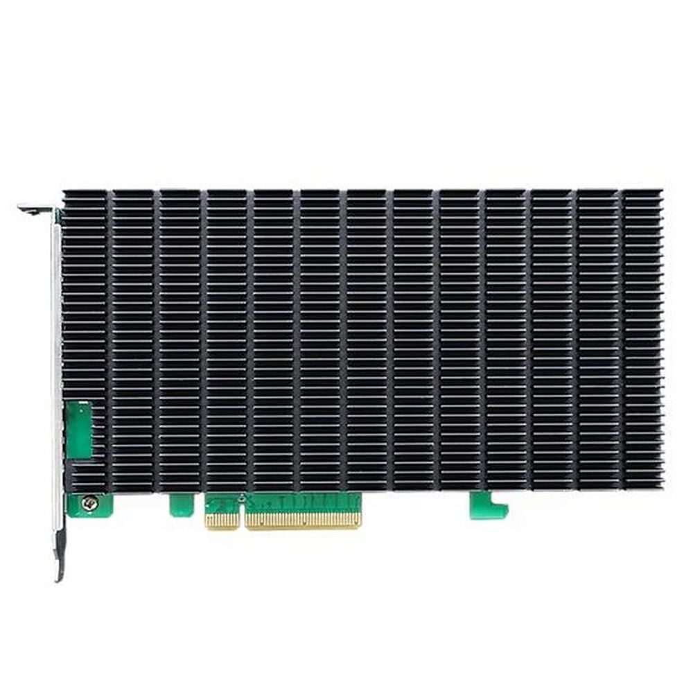 Плата расширения HighPoint SSD7204, PCIe 3.0 x8, Ports: 4x M.2 (2242/2260/2280/22110), Board: Full Height, Full Length, RAID: 0,1,10 ADD IN CARD