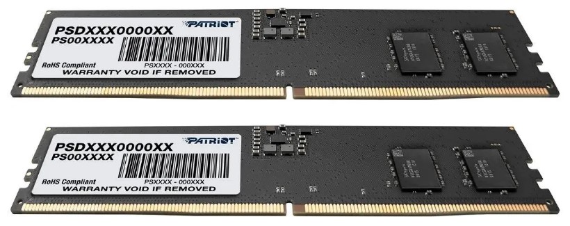 Модуль памяти DIMM 64GB (32GBx2) DDR5-6000 PSD564G5600K PATRIOT — изображение 3