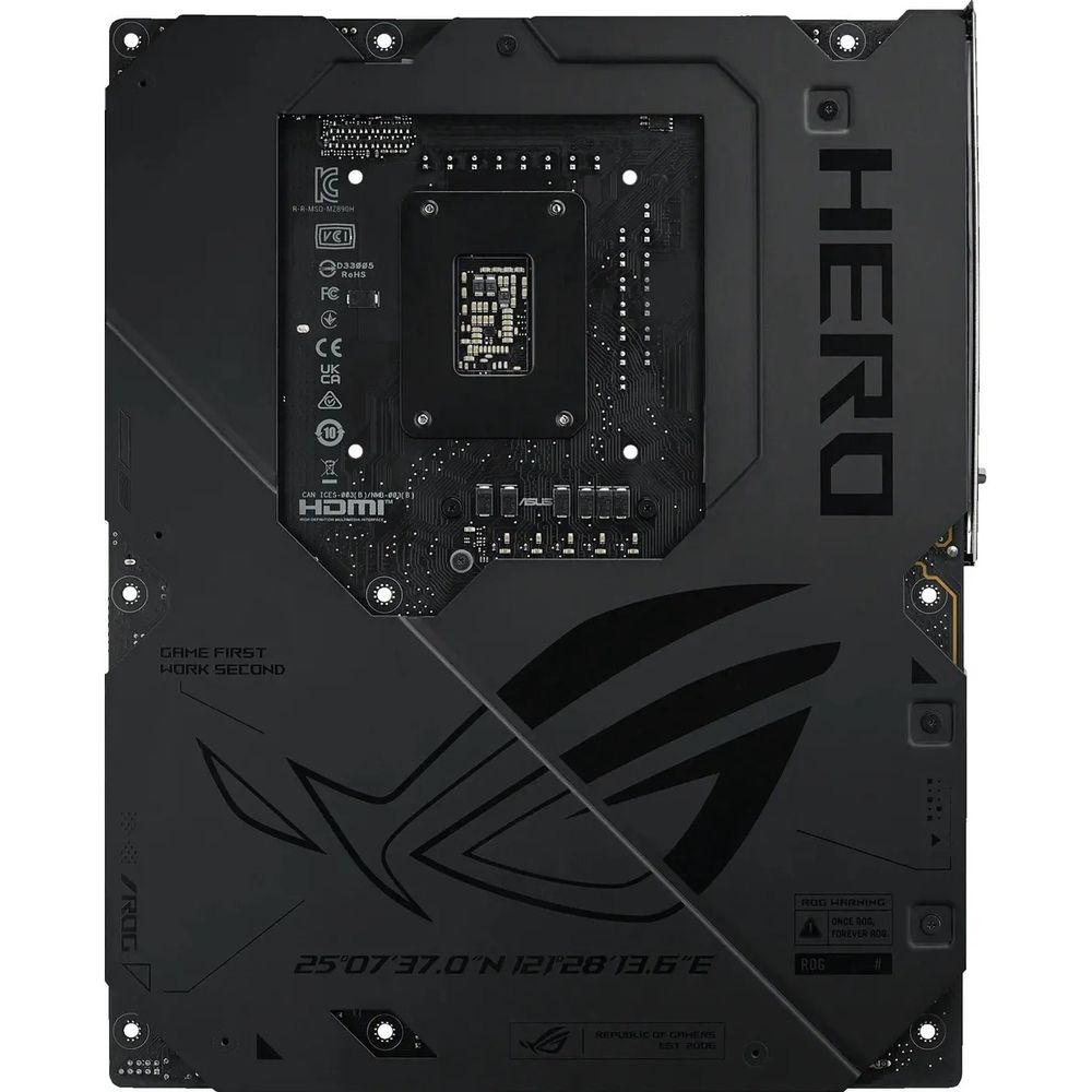 Материнская плата ASUS ROG MAXIMUS Z890 HERO LGA1851 ATX 4xDDR5 2xPCIEx16 PCIEx1 6xM.2 2xThunderbolt USB-C HDMI 2.5GLAN 5GLAN Wi-Fi 7 — изображение 11