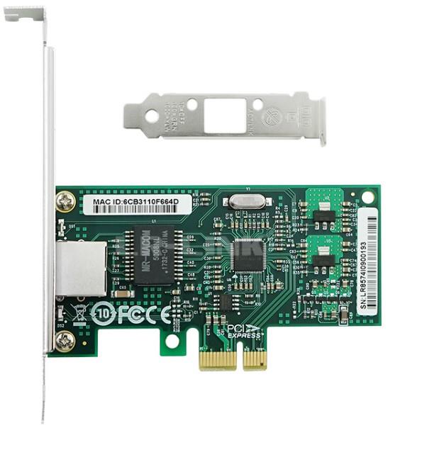 Сетевой адаптер LR-LINK LREC9201CT Intel 82574 PCI-E x1 1GB 1 X RJ45 EXPI9301CT — изображение 3