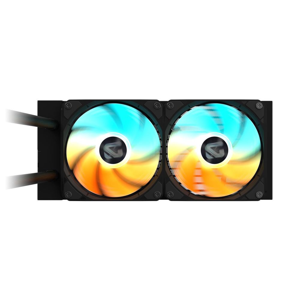 Жидкостная система охлаждения GIGABYTE Gaming GME 240 2 x 120mm ARGB Fan, LGA 1200, LGA 1700, LGA 1851, AM5, AM4 — изображение 4