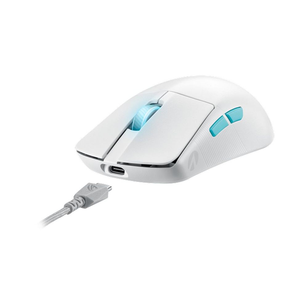 Мышь ASUS P713 ROG HARPE ACE AIM LAB EDITION WHT 54g 36,000DPI Bluetooth 5.1 2.4GHz 5buttons — изображение 7