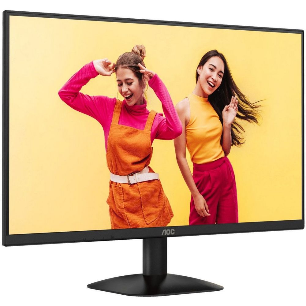 Монитор 23.8" AOC Q24B35 Black (IPS, 2560x1440, HDM(2,0)I+DP(1,4), 4 ms, 178°/178°, 250 cd/m, 1300:1, 120Hz, ExPSU) — изображение 3
