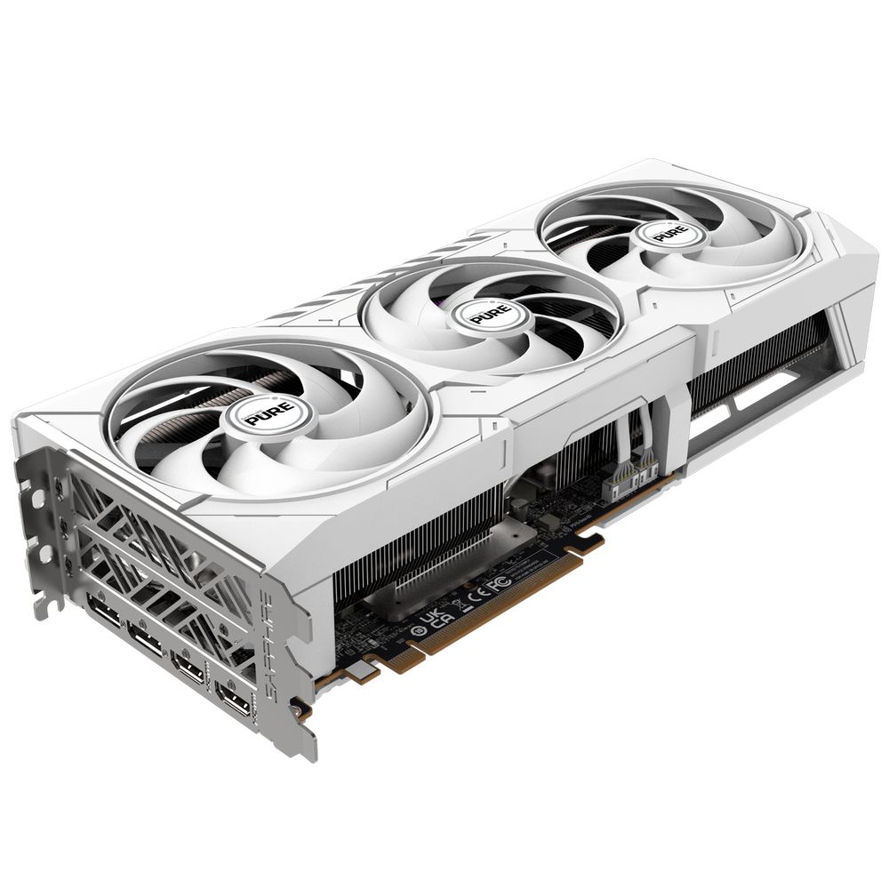 Видеокарта Sapphire RX9070XT PURE OC 16GB GDDR6 256bit 2xDP 2xHDMI 3FAN RTL — изображение 5