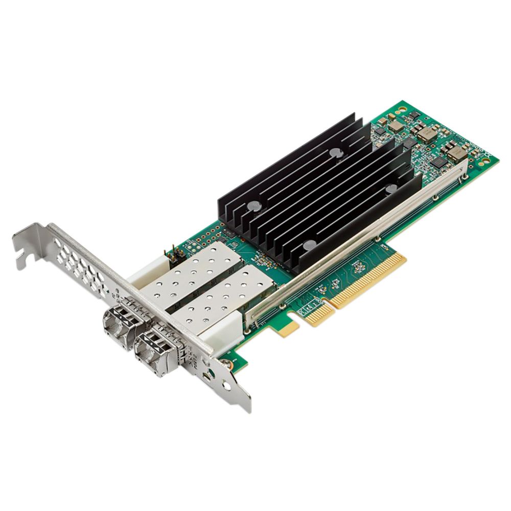 Сетевой адаптер Qlogic QLE2772-SR-SP (MA2810401-C2 C) 32Gb/s FC HBA, 2-port, PCIe v4.0 x8, LowProfile, LC SR MMF, В комплекте две планки (LP + FH) — изображение 2