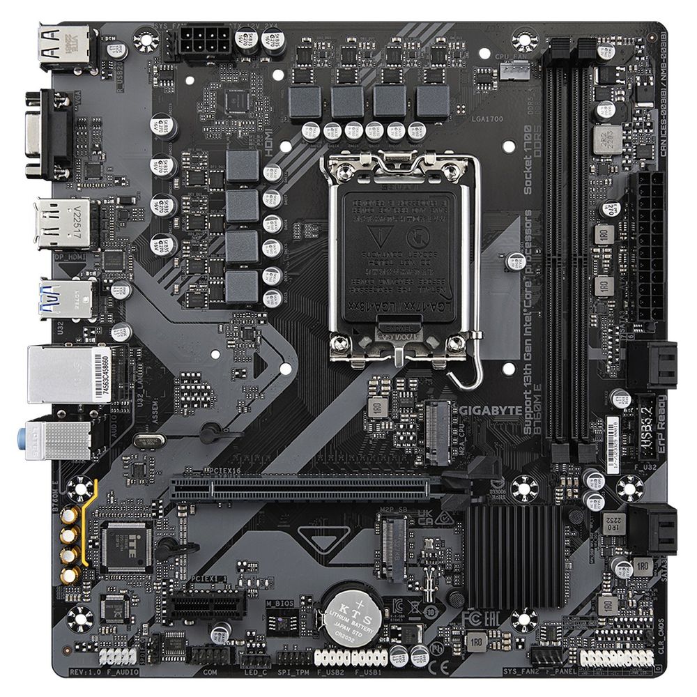 Материнская плата Gigabyte B760M E, RTL — изображение 3