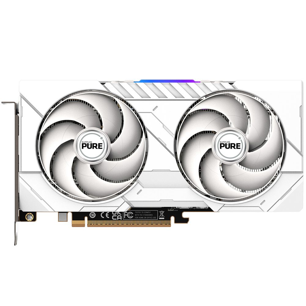Видеокарта Sapphire RX9060XT PURE OC 16GB GDDR6 128bit DP 2xHDMI 2FAN RTL — изображение 2