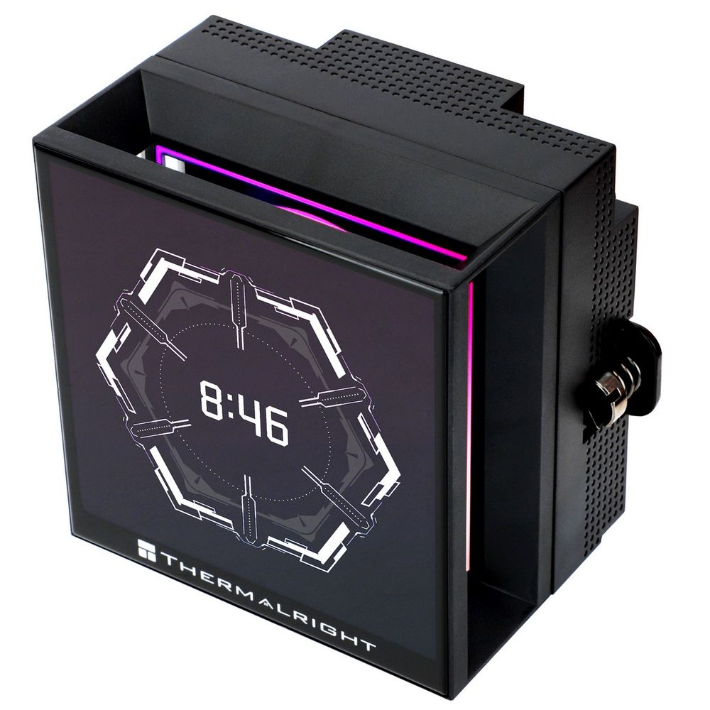 Жидкостная система охлаждения Thermalright Cooler Hyper Vision 360 Argb Black/ Display/ all Intel/AMD — изображение 7