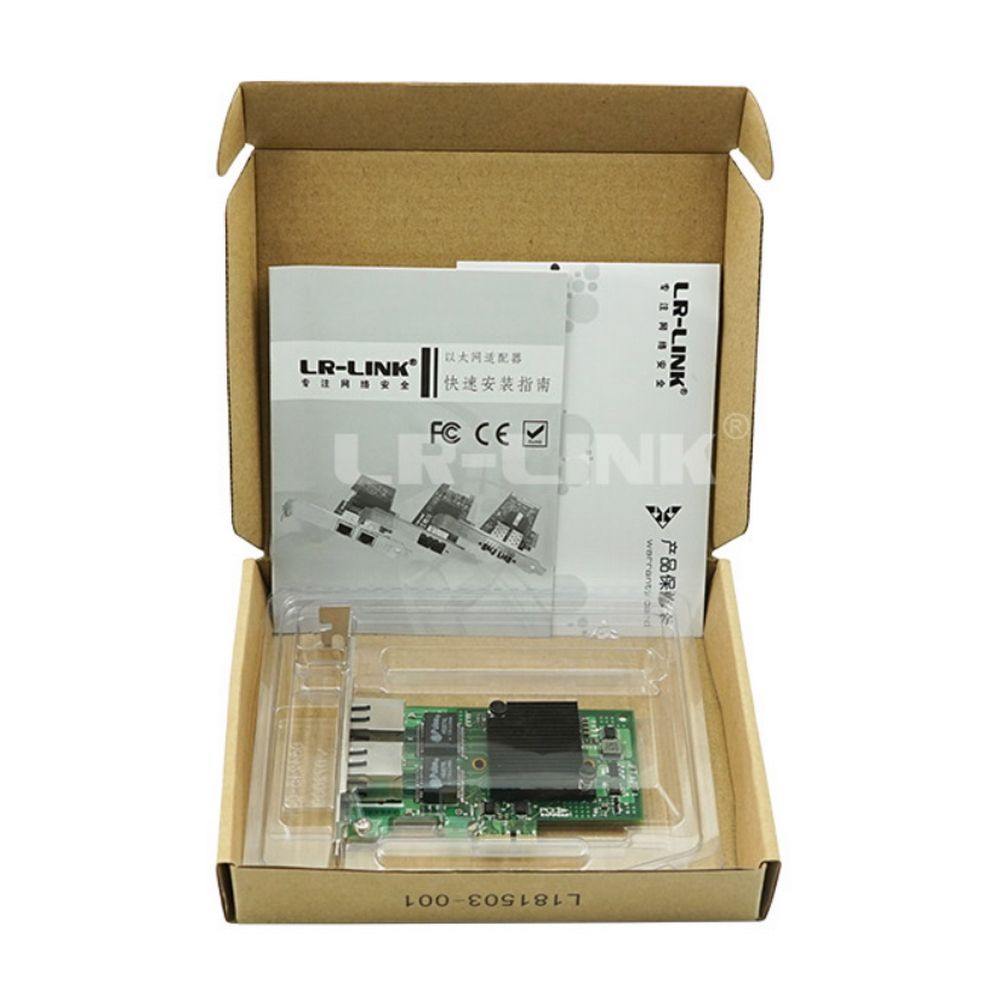 Сетевой адаптер Lr-Link LREC9222HT PCIe 2.1 x1, Intel i350, 2*RJ45 1G NIC Card (302472) — изображение 3