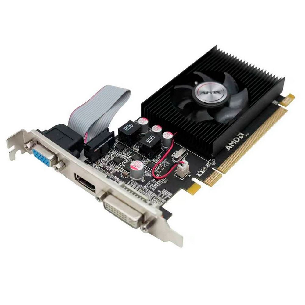 Видеокарта Afox R5 230 1GB DDR3 64bit DVI HDMI VGA 1FAN LP RTL — изображение 3
