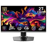 Монитор 26.5" MSI MPG 272URX QD-OLED  QD-OLED, 3840x2160, 240Hz, 0,03ms, 250сd/m, 1500000:1, HDR10 | 2xHDMI(2.1), DP(2.1a), Type-C(PD-98W), 2xUSB3.2 | HAS, Swivel, InPSU, Vesa 100, Black
