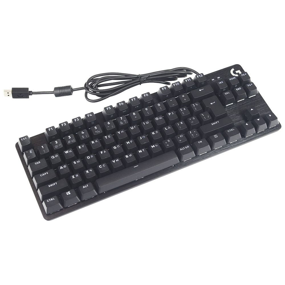 Клавиатура игровая Logitech G413 TKL SE черная, без цифрового блока, механические переключатели, белая подсветка, USB 1,8м, RTL — изображение 3