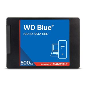 Твердотельный накопитель SSD WD 500Gb, 2.5", Western Digital Blue внутренний, SATA-III (WDS500G5B0A)