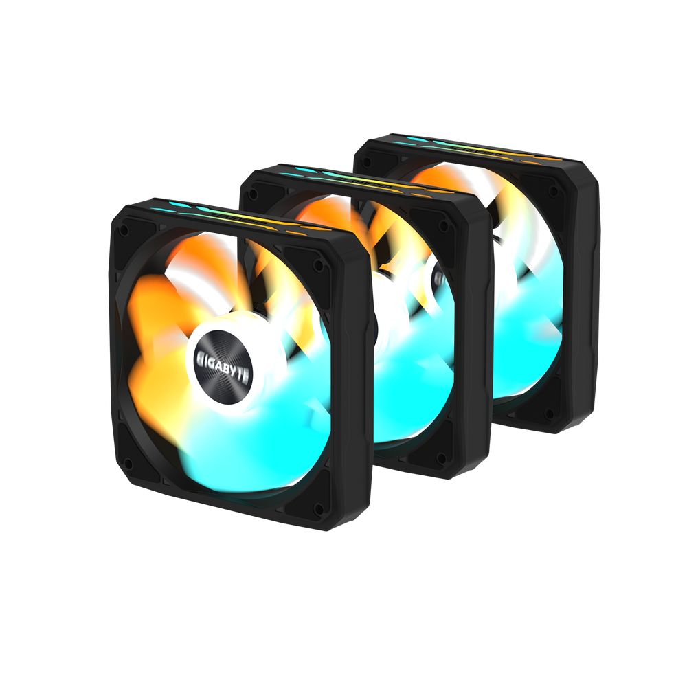 Вентилятор в корпус Gigabyte GBT EZRVSFAN1203 3X120mm ARGB FANs set. PWM, 3 Pin — изображение 4