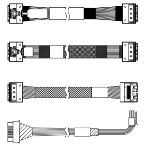 Комплектующие корпусов Lenovo ThinkSystem SR650 V3 2.5" Chassis Front BP3 SAS/SATA Cable Kit