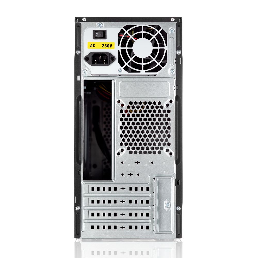 Корпус FoxLine Case Foxline FL-702 |FL-702-FZ450| , mATX, 1x5.25EXT, 1x3.5EXT, 2x3.5INT, 2xUSB2.0, HDA, w/o FAN, |FL-702-FZ450| w/450W ATX PSU, w/1.2m EU pwr cord, (970597) — изображение 5