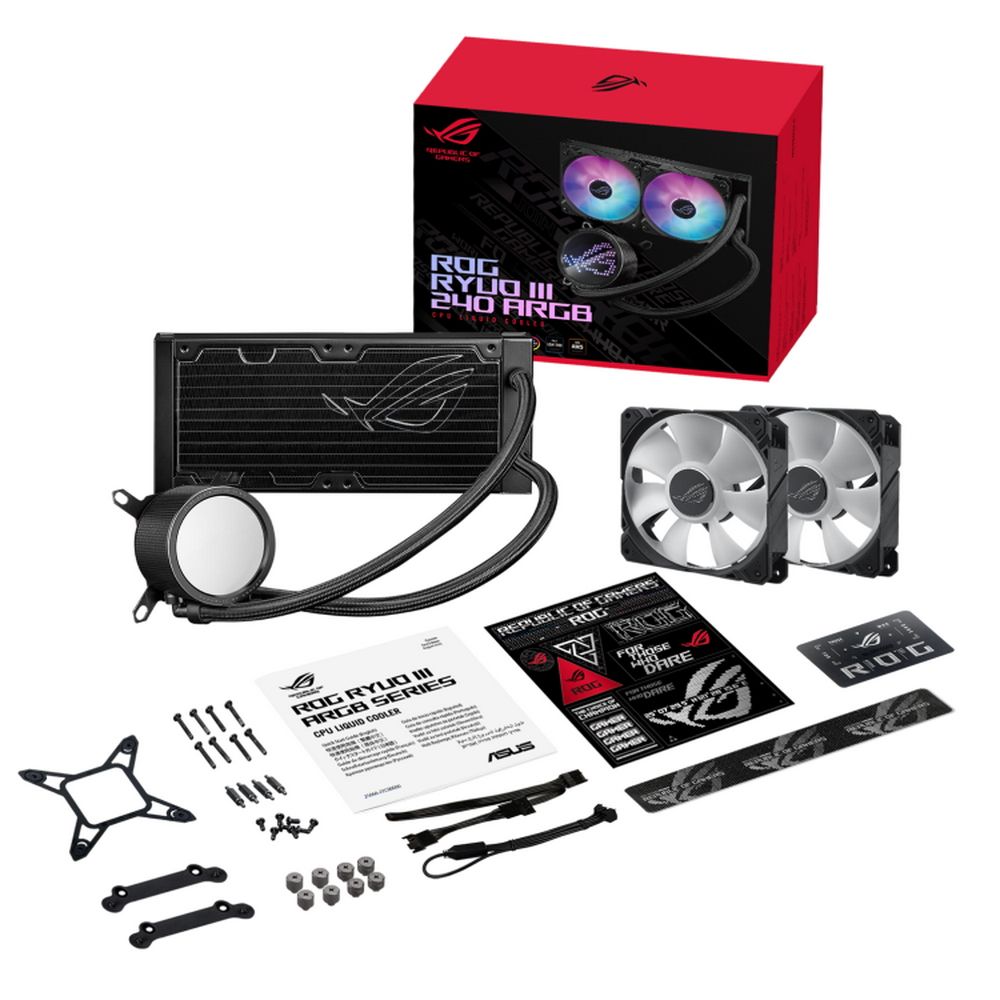 Жидкостная система охлаждения ASUS ROG RYUO III 240 ARGB /AIO COOLER,ASETEK,EMMA,ARGB,AURA (90RC00J1-M0UAY0) /AIO COOLER,ASETEK,EMMA,ARGB,AURA (90RC00J1-M0UAY0) — изображение 5