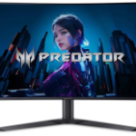 Монитор Acer Predator 31.5''X32Xbmiipphuzx 1700R, 16:9, QD-OLED, UHD, 0,03ms, 250cd, 240Hz, HDMI, DP, USB, USB-C, SPK, HAS