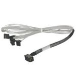 Кабель DiliVing DL36-3395,   Internal SFF8643-to-4*SATA+SB ( HDmSAS (угловой) -to- 4*SATA(угловой)+SideBand) 100cm (аналог 2279900-R)