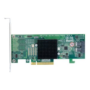 HBA-адаптер Areca ARC-1330-8i PCIe 3.0 x8 Low Profile, SAS/SATA 12G, HBA, 8port (2*int SFF8643), (аналог LSI00344 9300-8I), RTL {10}