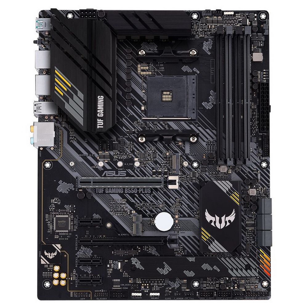 Материнская плата ASUS TUF GAMING B550-PLUS AM4 ATX 4хDDR4 2хPCIEx16 3хPCIEx1 2xM.2 USB-C DP HDMI 2.5GLAN {5} (749435) — изображение 3