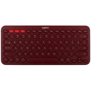 Клавиатура беспроводная Logitech K380 920-007655, Bluetooth, красный (920-007655)