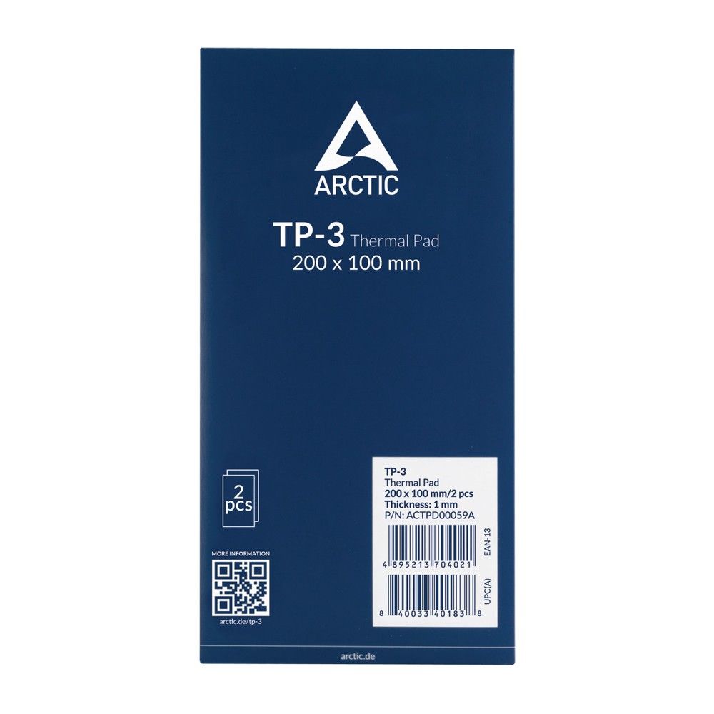Термопрокладка Arctic Cooling Thermal pad 200x100mm, 1.0mm - 2 Pack TP-3 (ACTPD00059A) — изображение 5