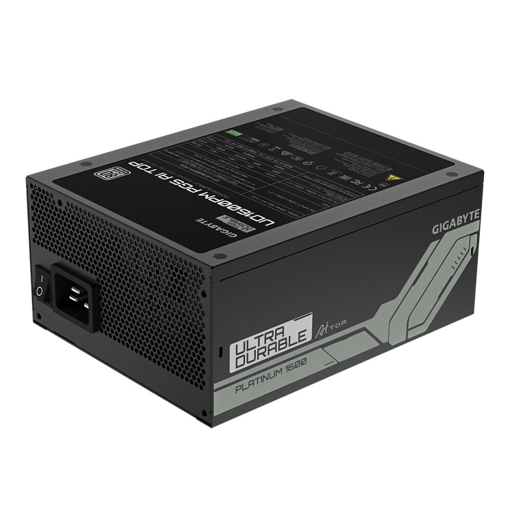 Блок питания ПК Gigabyte UD1600PM PG5 AI TOP 1600W, 80Plus, Platinum, Полностью модульный, PCIe Gen 5.0, ATX 3.1 compatible — изображение 7