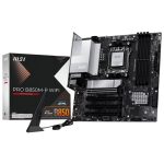 Материнская плата MSI PRO B850M-P WIFI B850, AM5, 4*DDR5, 4*PCIEx16, 3*M.2, 3*TypeC, 1*USB3.2Gen2, 5*USB3.2Gen1, 8*USB2.0, 4*SATA3.0, 5G, HDMI, ATX, RTL