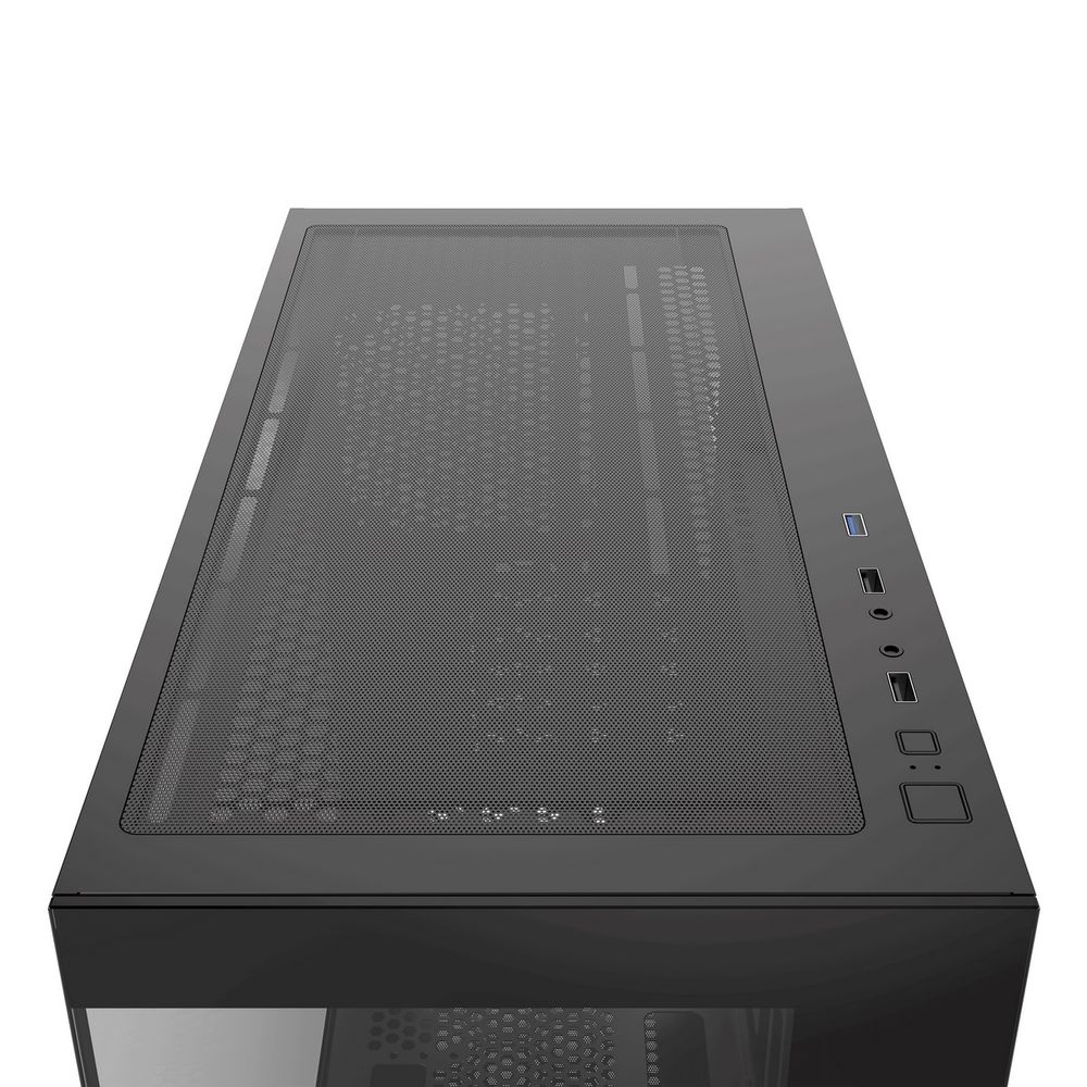 Корпус для ПК Case Ocypus Gamma C52 BK mATX / win / black / no PSU / Tempered Glass — изображение 8