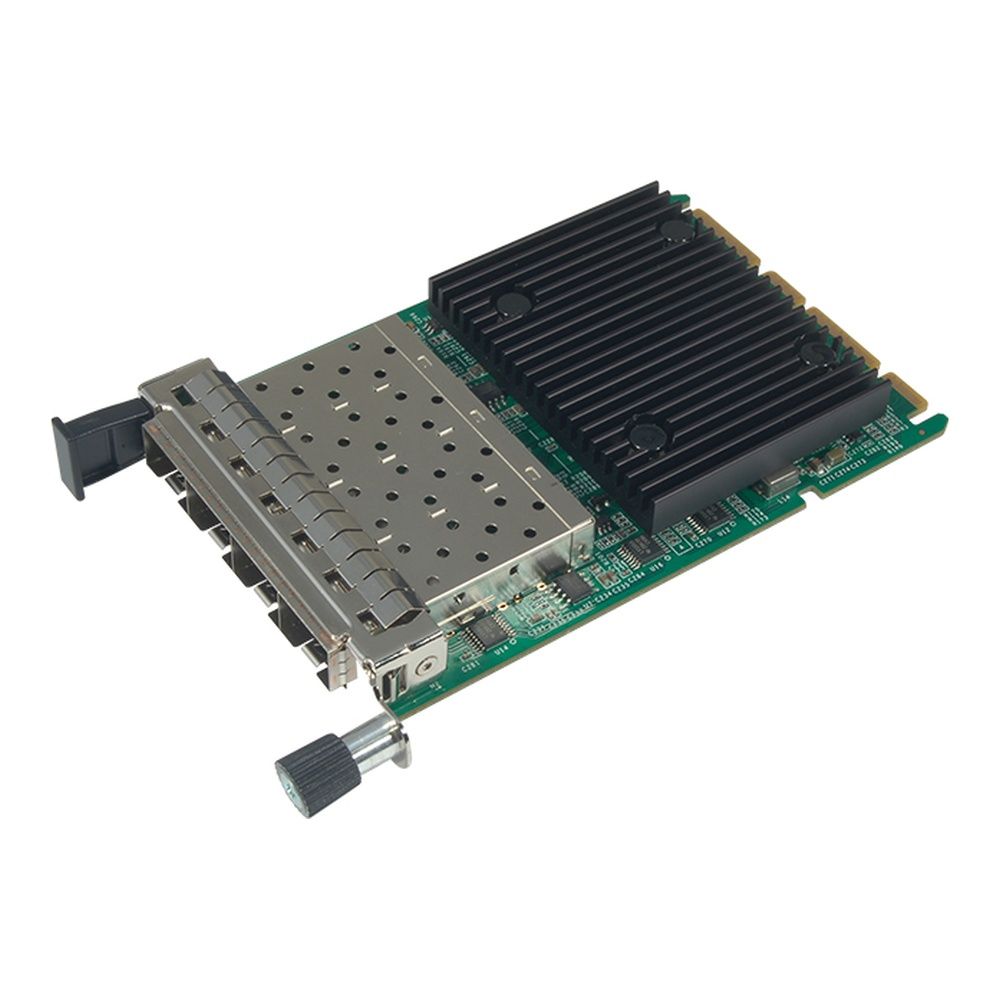 Сетевой адаптер STLab N-910 4x25GbE, PCIe 4.0 x16, SFP28, Intel E810-CAM1, OCP 3.0, Network Adapter