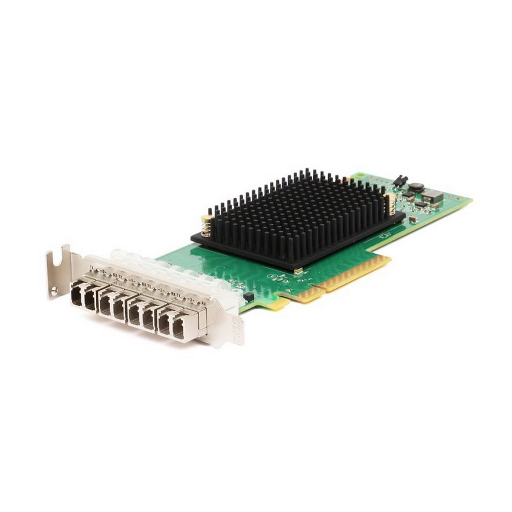 Сетевой адаптер Broadcom Emulex LPe31004-M6 Gen 6 (16GFC), 4-port, 16Gb/s, PCIe Gen3 x8, LC MMF 100m, трансиверы установлены. Not upgradable to 32GFC (011377) {5} — изображение 2