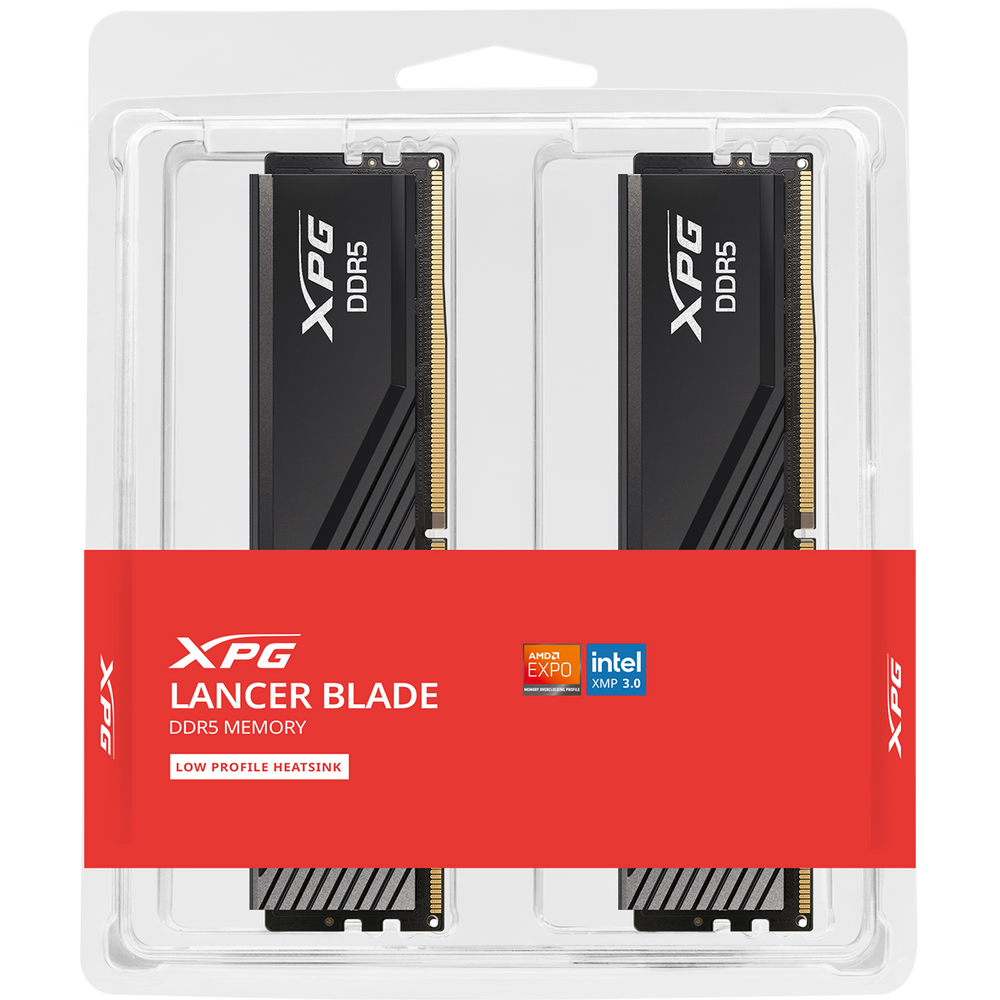 Модуль памяти ADATA 16GB DDR5 5600 DIMM XPG Lancer Blade Black RGB CL 46, Intel XMP 3.0 / AMD EXPO — изображение 4