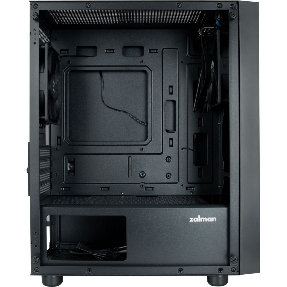 Корпус для ПК Zalman T3 PLUS mATX Mini Tower PC Case, Black fan x2 — изображение 4