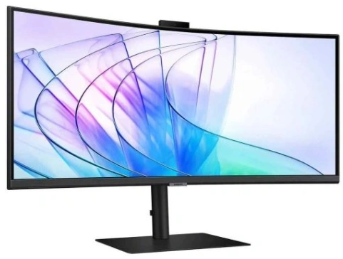 Монитор Samsung 34" S34C650VAI 1000R, 21:9, VA, UHD, 5ms, 350cd, 100Hz, HDMI, DP, USB, USB-C, LAN, SPK, CAM, HAS — изображение 3