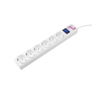 Фильтр-удлинитель Power Cube SPG6-A5 6 розеток, белый, 5м, 16А/3,5 кВт, 3*1.5мм²