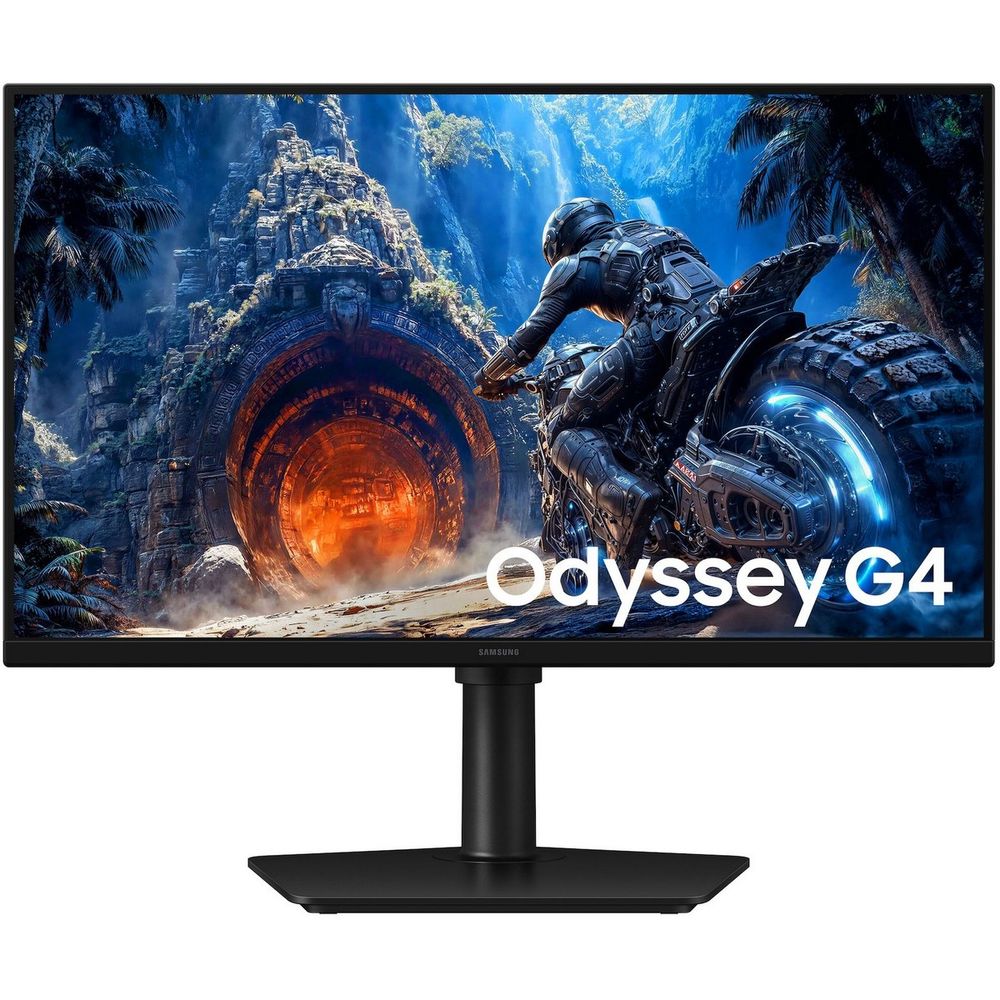 Монитор 25" SAMSUNG S25HG400EI Odyssey Neo G4 IPS, 1920x1080, 300Hz, 1ms, 300сd/m, 1000:1, HDR10 | HDMI(2.0), DP(1.2) | HAS, Pivot, Swivel, ExPSU, Vesa 100, Black — изображение 2